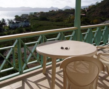 On the veranda
